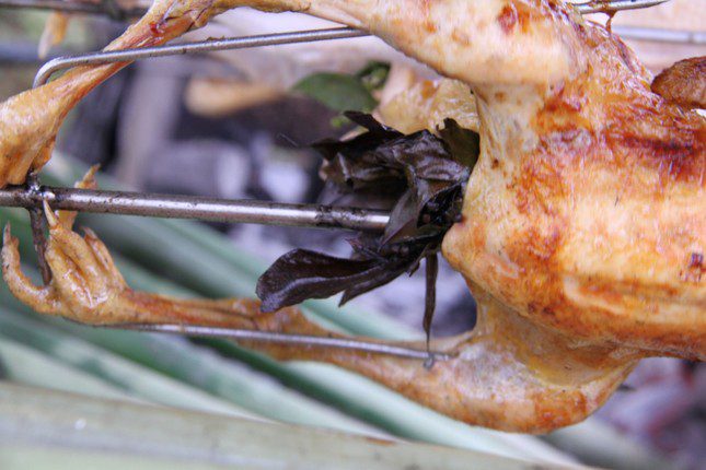 It's hard to resist the specialties of grilled chicken and bamboo shoots