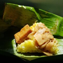 Sticky rice with bamboo shoots – a strange dish in Kon Tum that not everyone has the opportunity to try