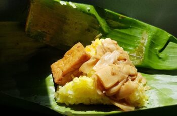Sticky rice with bamboo shoots – a strange dish in Kon Tum that not everyone has the opportunity to try