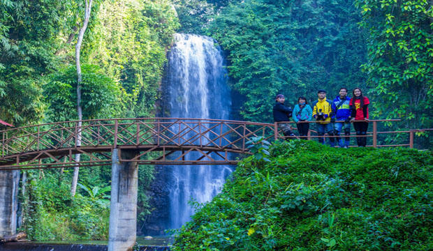 Pa Sy Waterfall.  Photo: Kontum Provincial People's Committee.