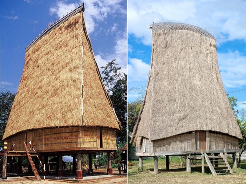 Compare different types of communal houses. Illustration photo: angcovat.