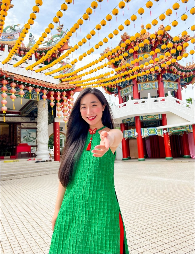 Thuy Duong during her trip to Malaysia in December 2022. Photo: NVCC